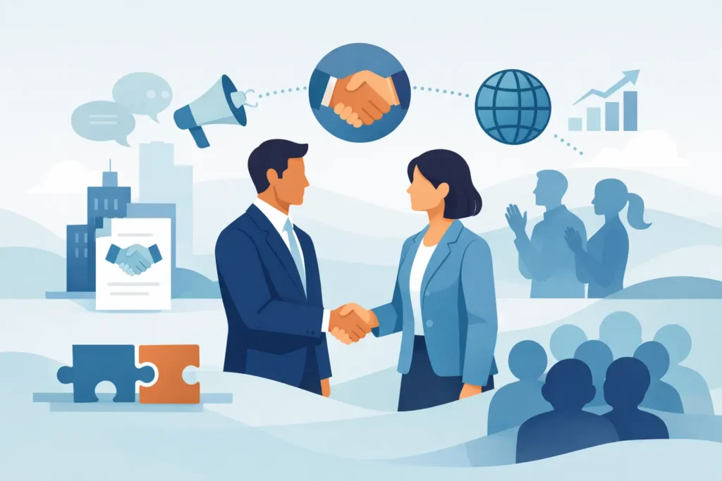 Should Businesses Announce Partnerships Publicly?